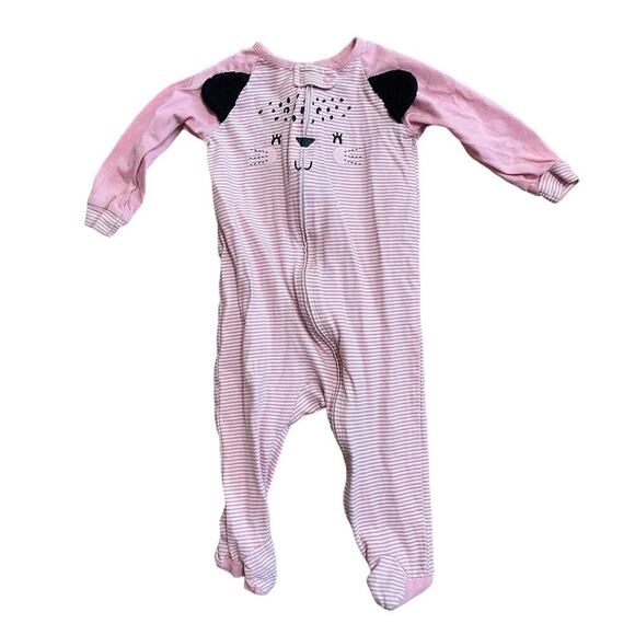 Gerber Pink Striped Cat Sleeper - Picture 1 of 3